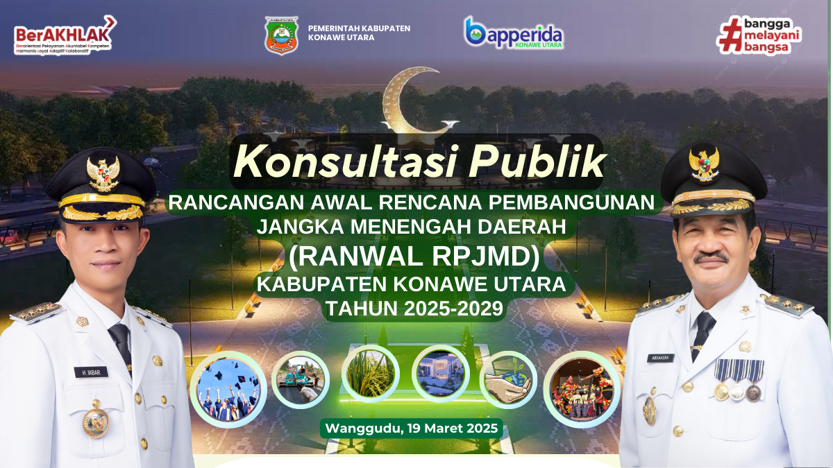 Konsultasi Publik Ranwal RPJMD Kabupaten Konawe Utara Tahun 2025-2029