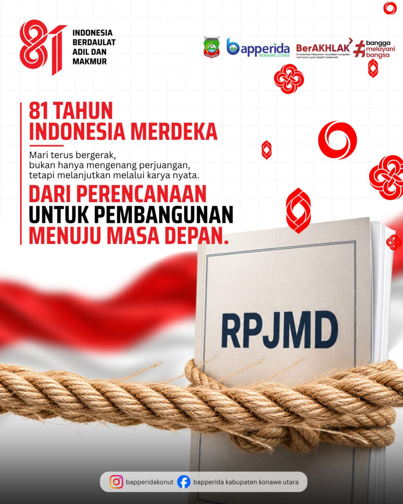 Infografis dari perencanaan untuk pembangunan menuju masa depan